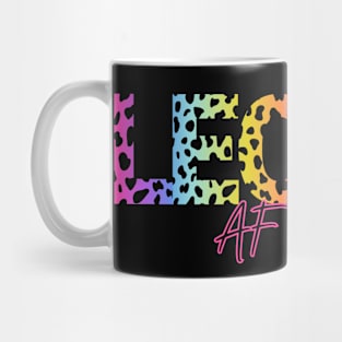 Leo AF Leopard Print Mug